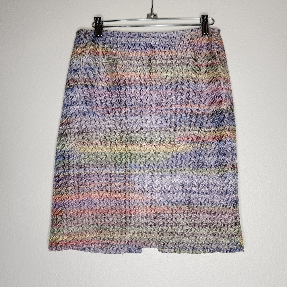 LAFAYETTE 148 Rainbow Skirt 2
